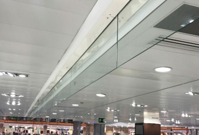 Barreras de Vidrio para humos