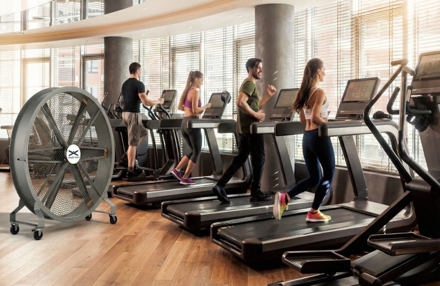 Ventilador Industrial de Suelo Grande AirFloor