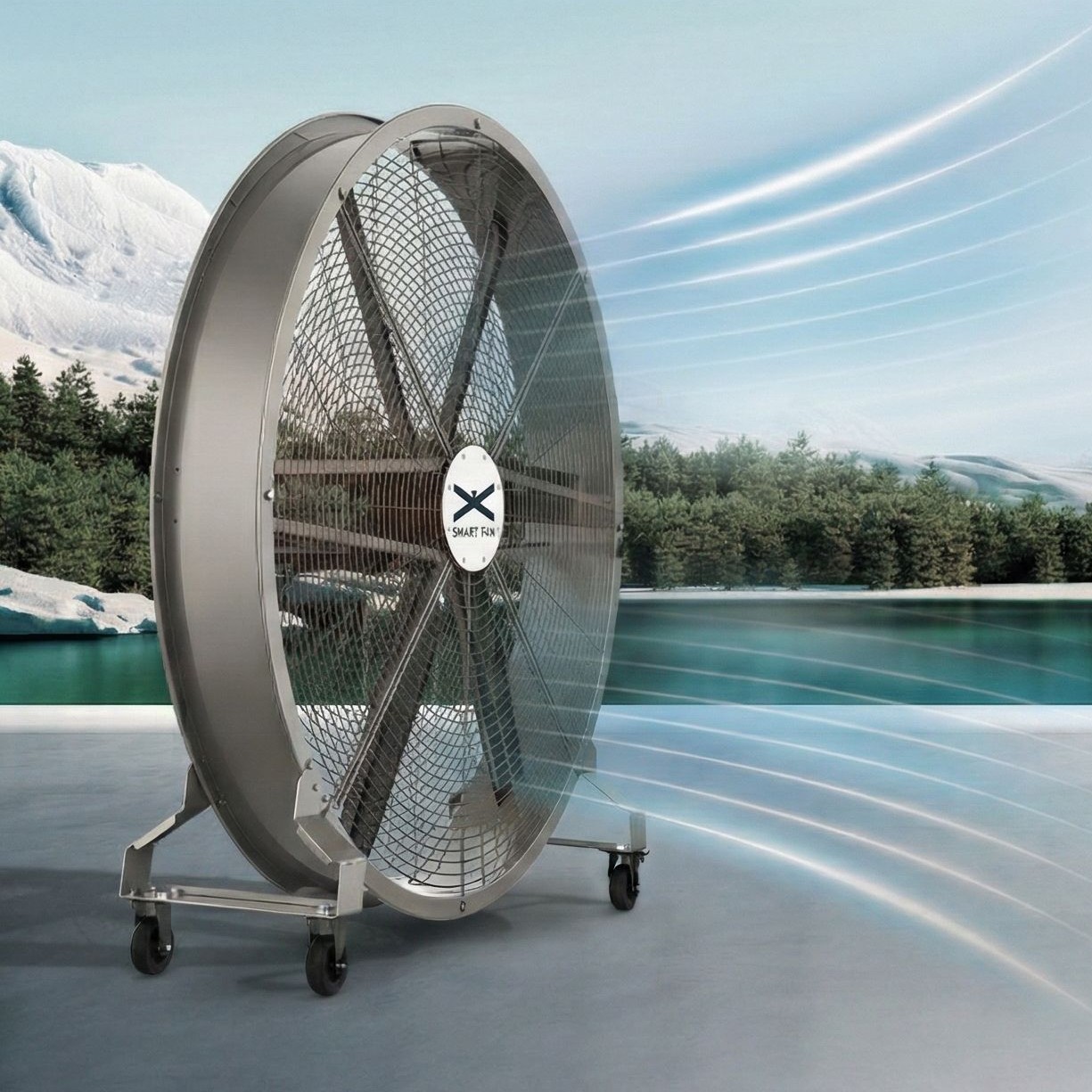 Ventilador Industrial de Suelo Gigante AirFloor