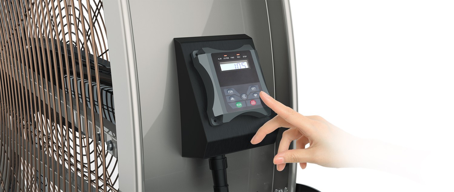 Control del Ventilador Industrial de Suelo AirFloor